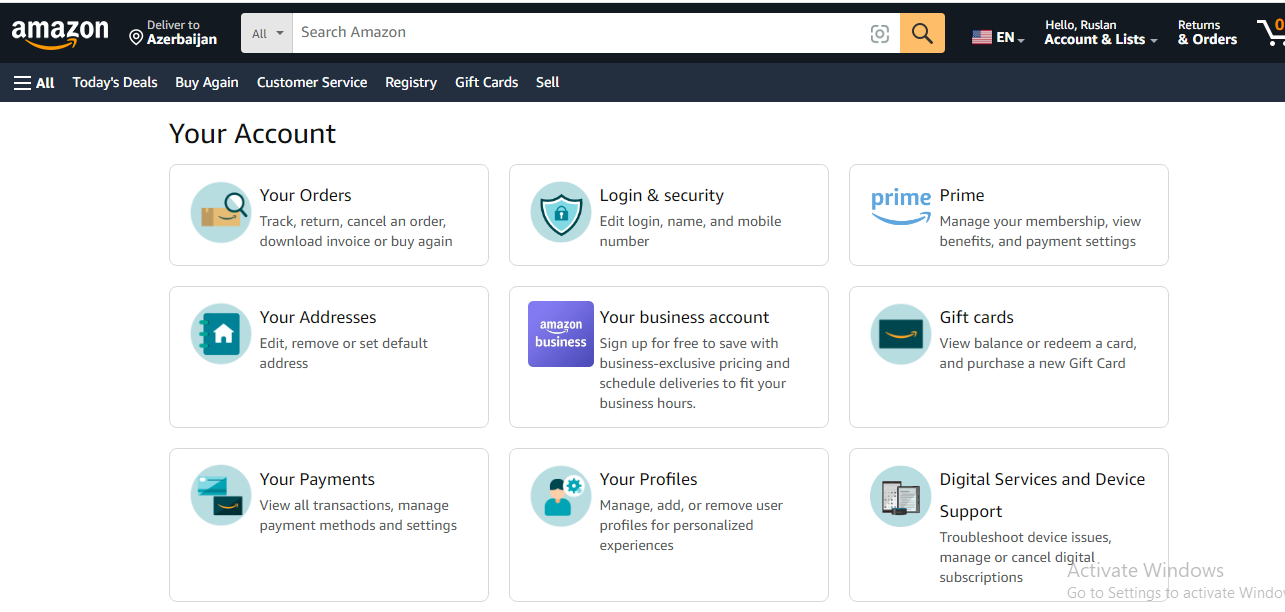 Amazon Passkey Set up