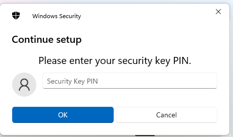 Facebook Login: Use Security Key Prompt