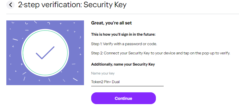Windows Security: Touch your security key